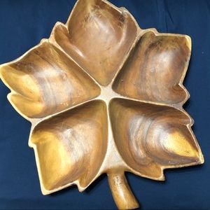 Fall Leaf Serving Dish